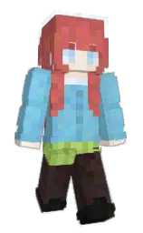 hlet's Minecraft skin wearing the Mojang Office cape
