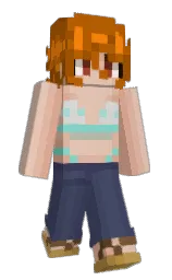 petite orchid and rose fog Minecraft skin — Slim model