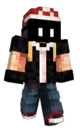 thunder and black Minecraft skin — Classic model