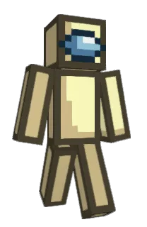 Front of Dylman's skin