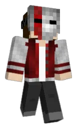 mine shaft and maroon oak Minecraft skin — Slim model