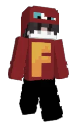 burnt umber and black Minecraft skin — Slim model