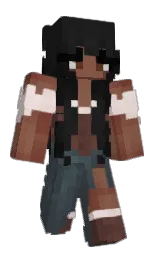 cod gray and bright gray Minecraft skin — Slim model — first worn by UuuWhereIsMyMind