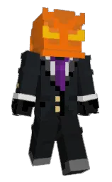chilean fire and shark Minecraft skin — Slim model
