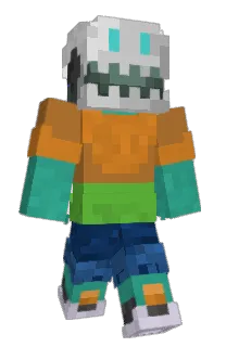 Front of Xrayos's skin