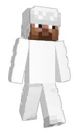 white and alto Minecraft skin — Slim model