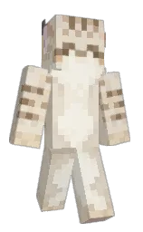 white rock and wafer Minecraft skin — Slim model — first worn by Donharuwo