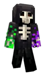 Zgloa's Minecraft skin wearing the Migrator cape