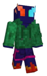 Izicoh's Minecraft skin wearing the Cherry Blossom cape