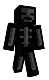 black and mine shaft Minecraft skin — Classic model