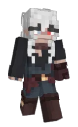 shark and cocoa brown Minecraft skin — Slim model — first worn by Zypharis