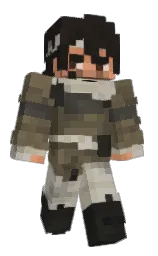 Cauansm's Minecraft skin wearing the Minecraft Experience cape