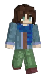 Alystra7's Minecraft skin wearing the Aurora cape