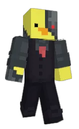 chudbat's Minecraft skin wearing the Pan cape