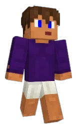 raw sienna and copper Minecraft skin — Classic model — first worn by action36