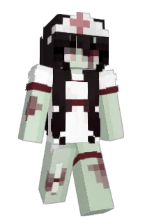 Front of Kewtam's skin