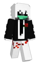 white and alabaster Minecraft skin — Slim model — first worn by bjamaic