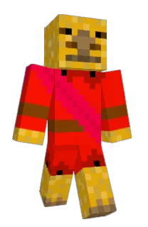 Front of Alubik's skin