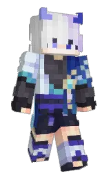 black squeeze and moon raker Minecraft skin — Slim model