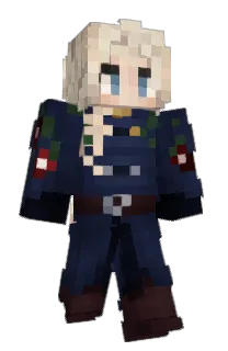 Front of Nedya's skin
