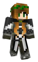 silver and alto Minecraft skin — Classic model — first worn by Bigginia