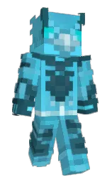 QPayer's Minecraft skin wearing the Home cape