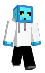Tortoiso's Minecraft skin wearing the Purple Heart cape