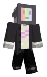 GloomyGlow's Minecraft skin wearing the Cherry Blossom cape