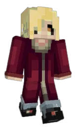 toledo and burnt maroon Minecraft skin — Slim model