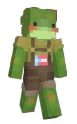 kainalu2002's Minecraft skin wearing the Aurora cape