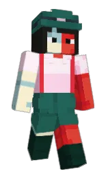 Neltarina's Minecraft skin wearing the Builder cape