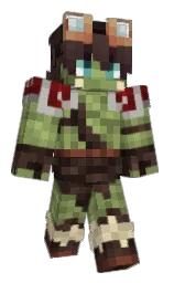 asparagus and gondola Minecraft skin — Classic model — first worn by ShadowExx