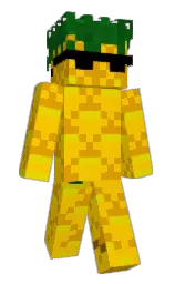 supernova and tangerine Minecraft skin — Slim model — first worn by TarzanDean