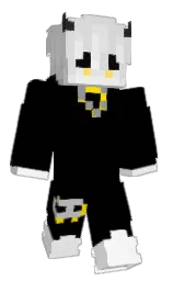 Fotev's Minecraft skin wearing the Purple Heart cape