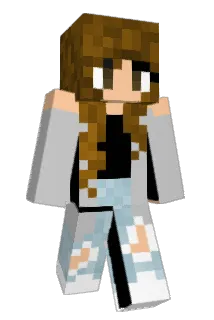 chaemee Minecraft avatar full body