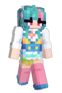 chaeyuri Minecraft avatar full body