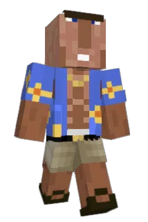 chechyan Minecraft avatar full body