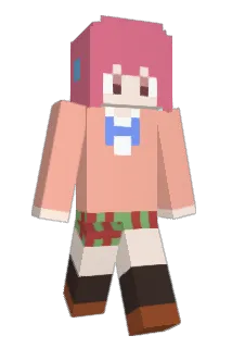 chibiren Minecraft avatar full body