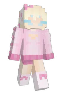 chinchillapasta Minecraft avatar full body