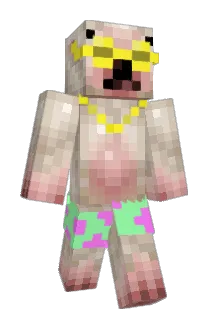 chl1u_ Minecraft avatar full body
