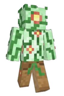chlorophyllic Minecraft avatar full body