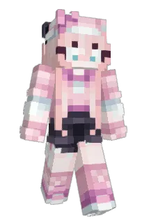cinnamoonbunn Minecraft avatar full body