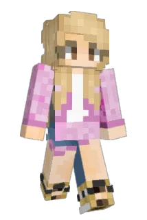 claraberries Minecraft avatar full body