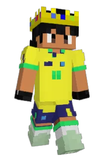 clavicularized Minecraft avatar full body