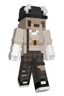 cllouded Minecraft avatar full body