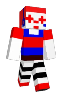clown_J Minecraft avatar full body