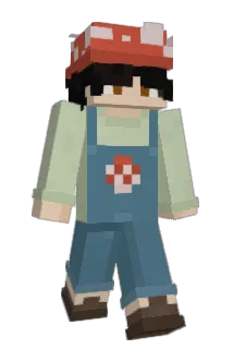 clownfax Minecraft avatar full body