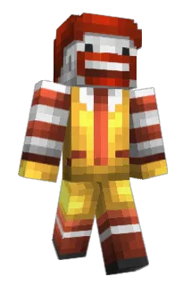 clownmaster Minecraft avatar full body