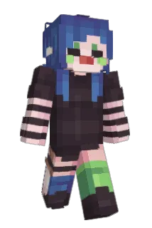 clownr Minecraft avatar full body