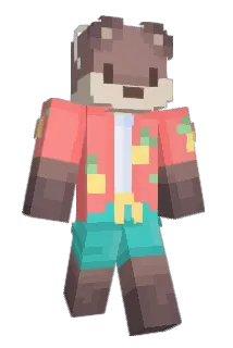 clumsyotter1 Minecraft avatar full body